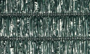 HDPE Monochrome dark green privacy screen net close-up