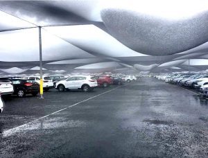 Car hail protection net, auto parking anti-hail mesh