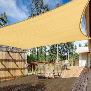 Beige Patio Shade Sail